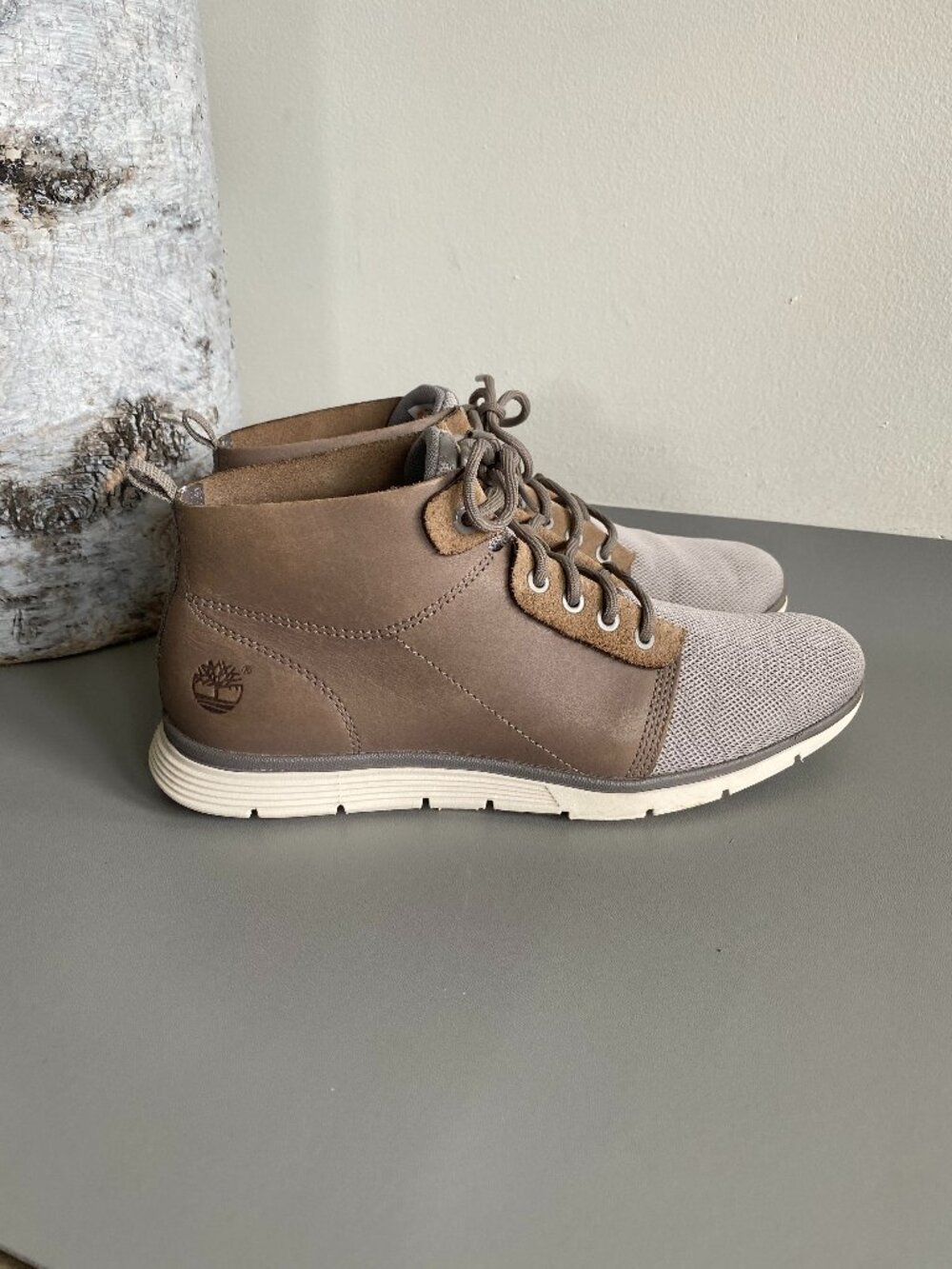 Timberland Women’s Killington SensorFlex Chukka Boots Leather Washed Taupe Sz 8